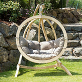 Amazonas Globo Single Taupe Hanging Egg Chair