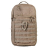 Highlander Harrier 25L MOLLE Rucksack Coyote Brown - front view on white background
