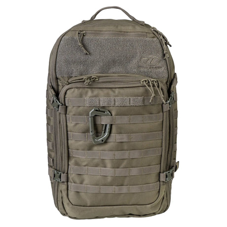 Highlander Harrier 35L MOLLE Rucksack Ranger Green front view 