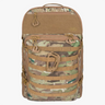 Highlander Harrier 45L MOLLE Rucksack in HMTC camo from the front on white background