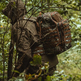 Highlander Harrier 45L MOLLE Rucksack in HMTC camo for survival, army, camping