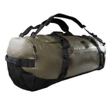 Highlander Hauler Duffel Bag 120L - in ranger green from a front three-quarter angle