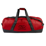 Highlander Hauler Duffel Bag 120L - in red from the front