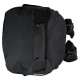 Highlander Hauler Waterproof Duffel Bag 30L in black close up of grab handle