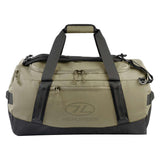 Highlander Hauler Duffel Bag 65L in ranger green from the front on white background