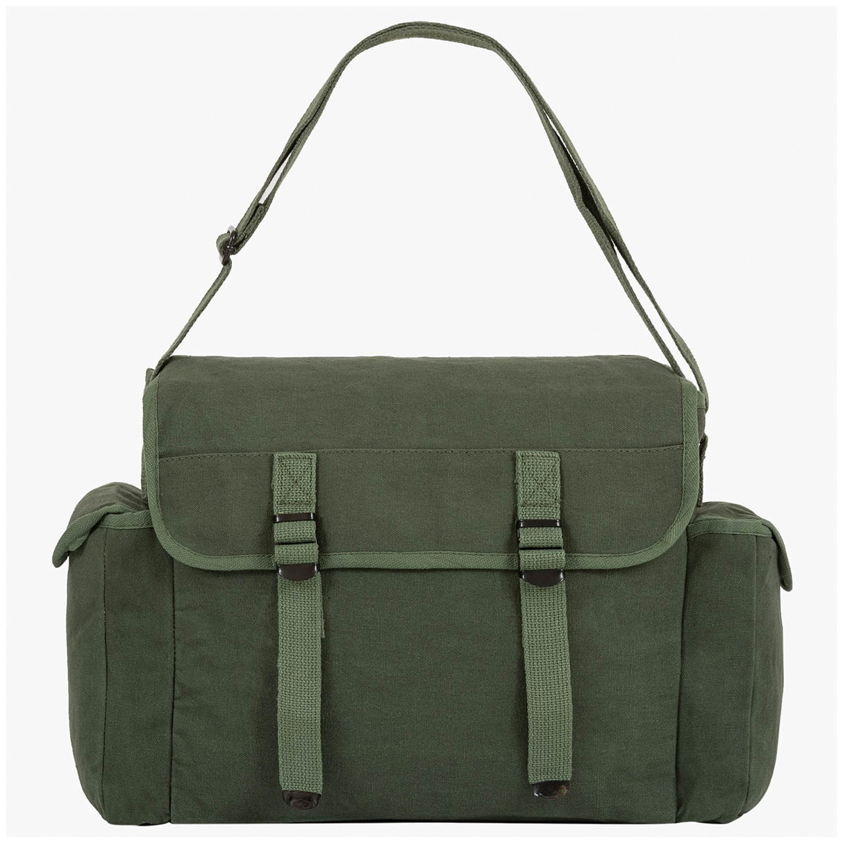 Highlander Heavy Duty Canvas Haversack Olive Green | Task Outdoor