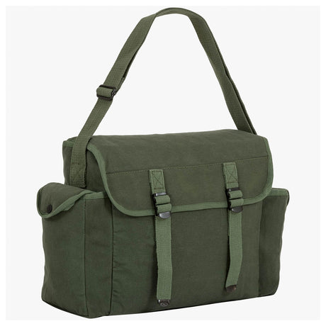 Highlander Heavy Duty Canvas Haversack Olive Green | Task Outdoor