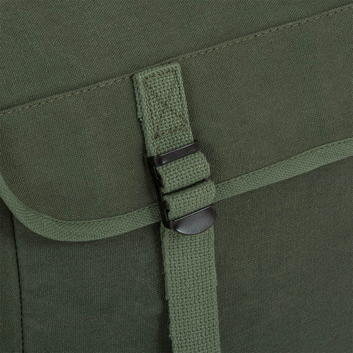 Highlander Heavy Duty Canvas Haversack Olive Green | Task Outdoor