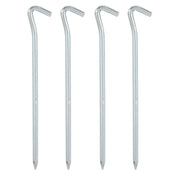 Highlander Heavy Duty Steel Tent Pegs - 21.5cm - Pack of 4 - on white background