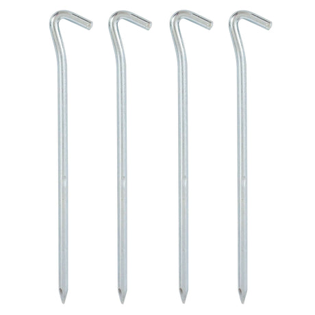 Highlander Heavy Duty Steel Tent Pegs - 21.5cm - Pack of 4 - on white background