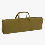 Highlander Heavy Duty Canvas Tool Bag 76cm in Olive Green - three-quarter view on white background