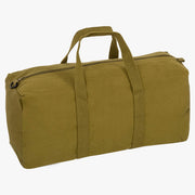 Highlander Heavy Duty Canvas Tool Bag 45.7cm - three-quarter view showing zip closure and carry handles