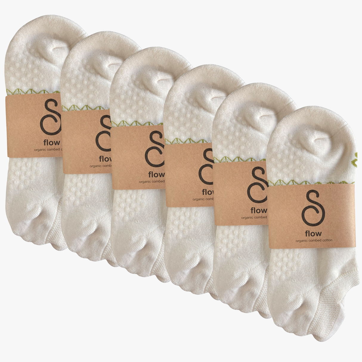 hipSwan Flow Grip Ankle Socks
