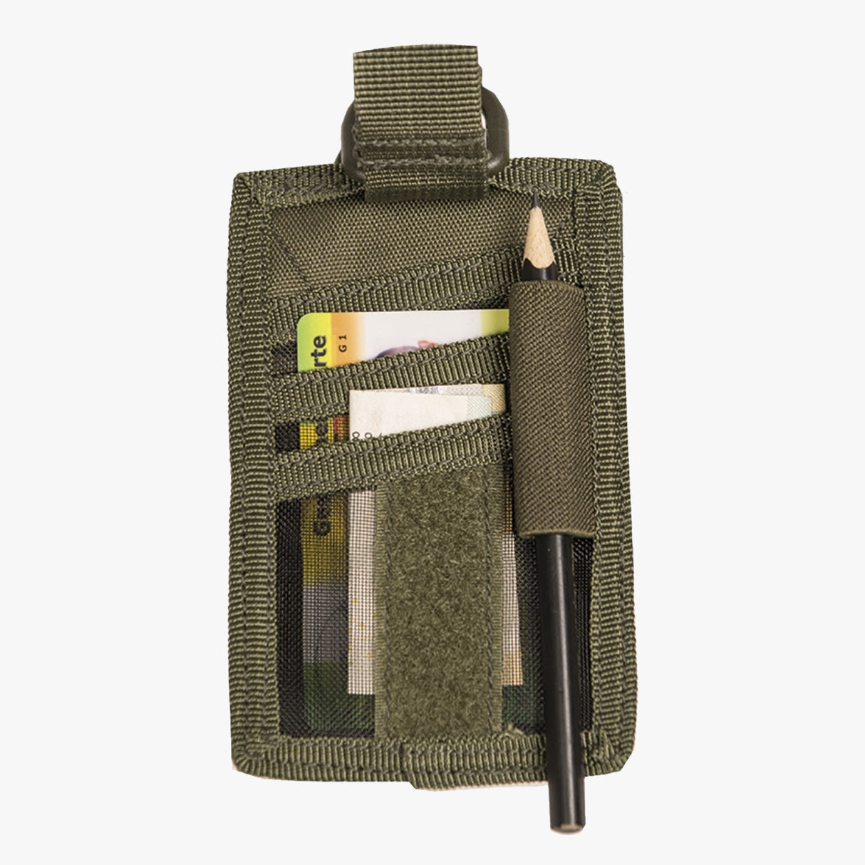 Mil-Tec ID Card Holder with Neck Cord Olive Green | Task Outdoor