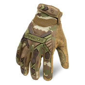 Ironclad Tactical Impact Gloves in Camo - back of hand hero shot on white background