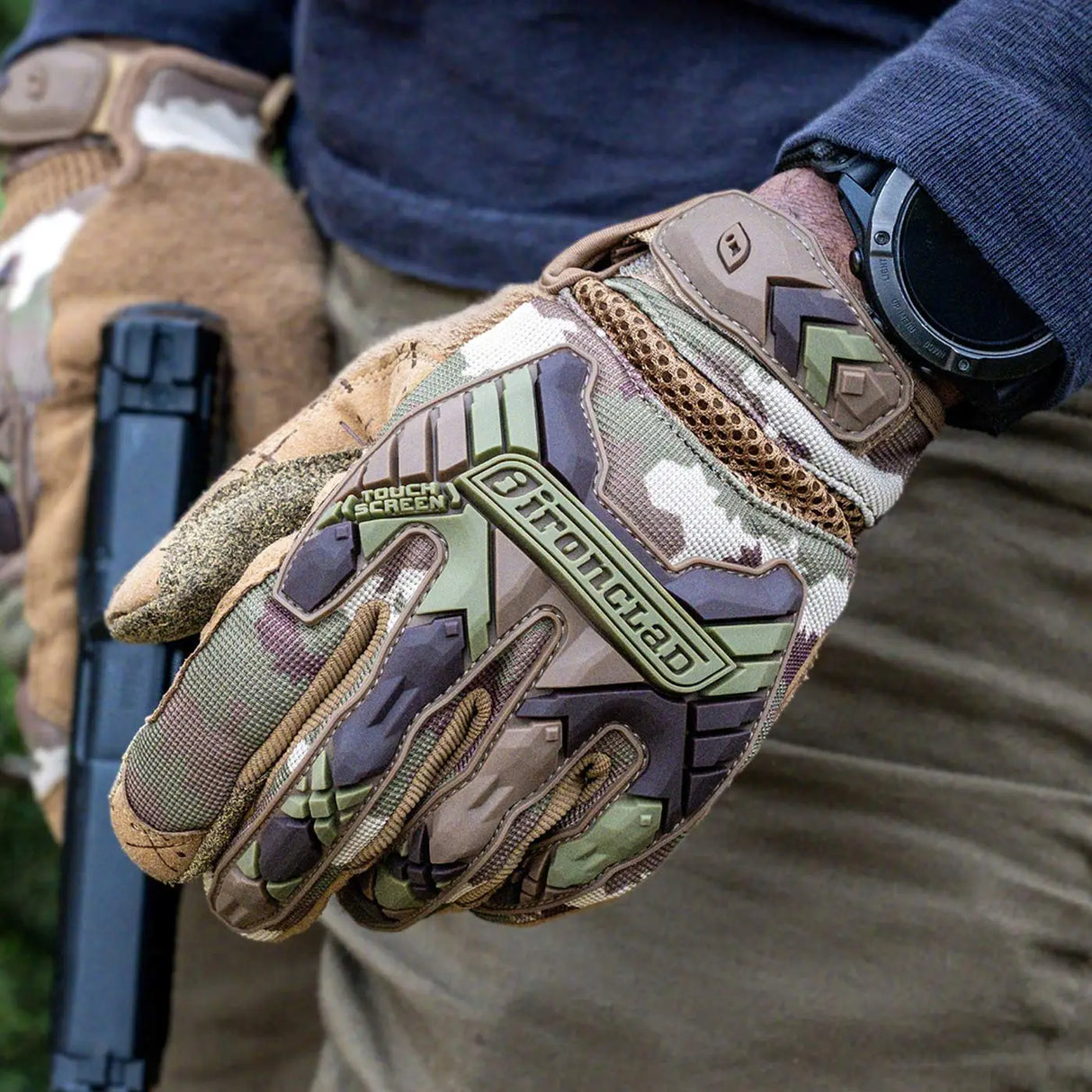 Ironclad Tactical Impact Gloves Camo | Task Outdoor