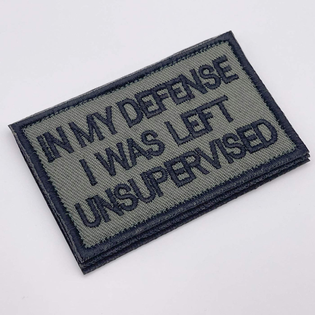 In My Defense Patch, Green, Hook & Loop, 8cm | Task Outdoor