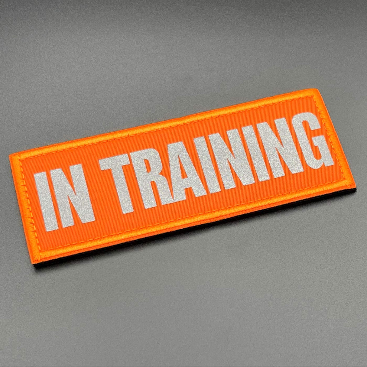 In Training Dog Harness Patch, Hi Vis Orange, Hook & Loop | Task Outdoor