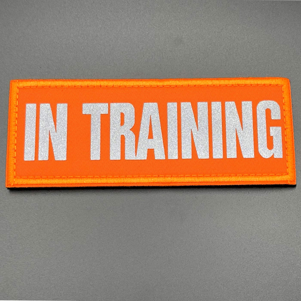 In Training Dog Harness Patch, Hi Vis Orange, Hook & Loop | Task Outdoor