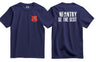 Infantry Be The Best Double Print T-Shirt - Navy Blue