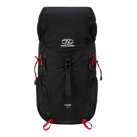 Highlander Ivar 30L Rucksack Men's - in Black from the front