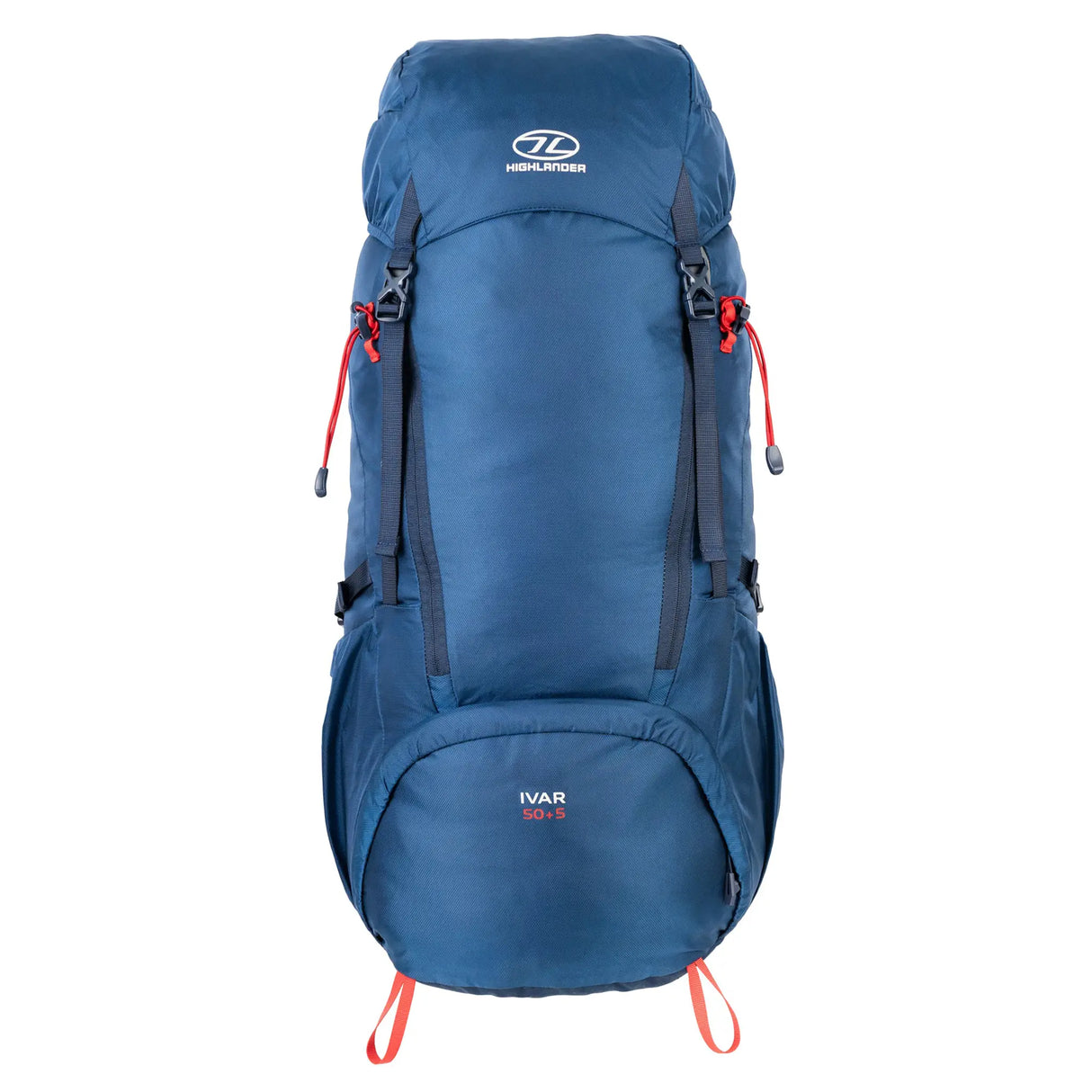 Highlander Ivar Men's Rucksack 50L - Navy Blue front view