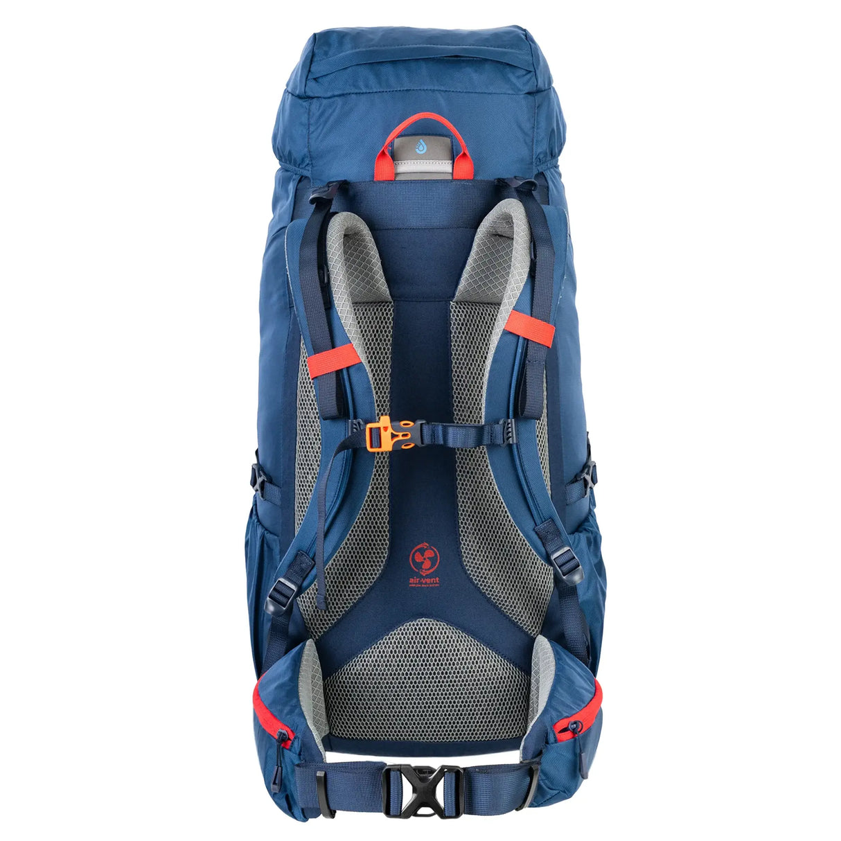 Highlander Ivar Men's Rucksack 50L - Navy Blue Airvent back system and harness