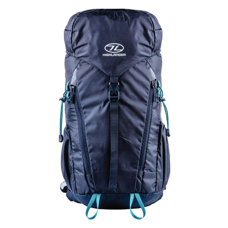 Highlander Ivar Women's 25L Rucksack navy blue front on white background