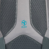 Highlander Ivar Women's 38L Rucksack grey air vent back - on white background