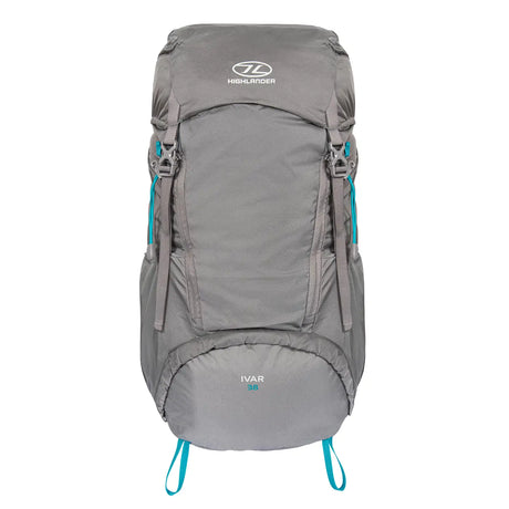 Highlander Ivar Women's 38L Rucksack grey front on white background