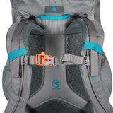 Highlander Ivar Women's 38L Rucksack grey chest strap - on white background