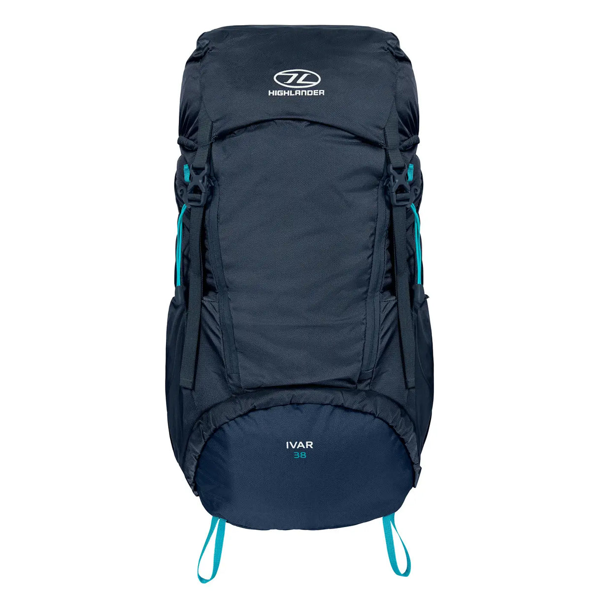 Highlander Ivar Women's 38L Rucksack navy blue front - on white background
