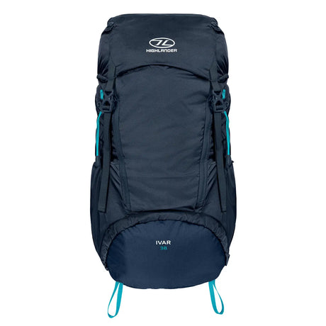 Highlander Ivar Women's 38L Rucksack navy blue front on white background
