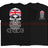 Jack Skull Old Sea Dog Double Side Printed T-Shirt - Black