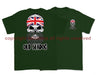 Jack Skull Old Sea Dog Double Side Printed T-Shirt - Green