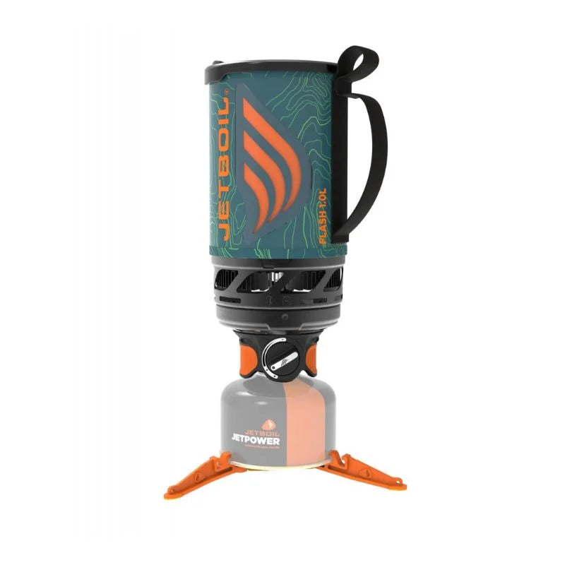 Jetboil Flash 1.0L Fast Boil System - Ocean Topo colourway