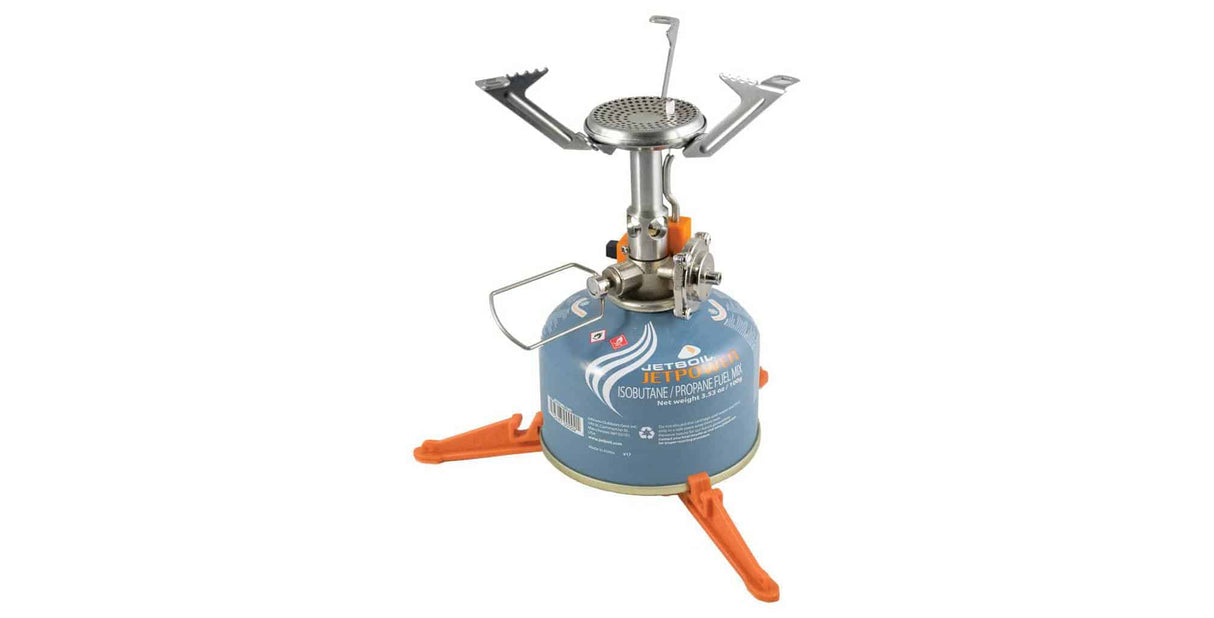 Jetboil MightyMo Camping Stove - Silver colourway front