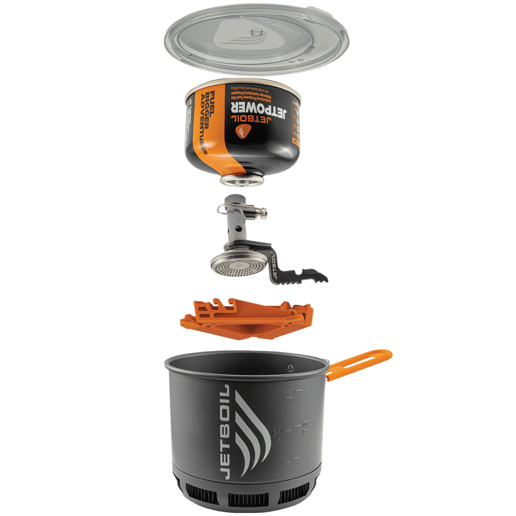 Jetboil Stash Lightweight Cooking System - Carbon colourway front