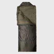 Snugpak Jungle Sleeping Bag WGTE in Olive Green - zip open showing interior