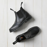 Mongrel K9 Dealer Boot - Black flat lay pair on white boards