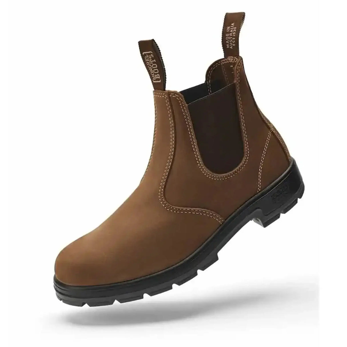 Mongrel K9 Dealer Boot - Vintage Brown angled front view
