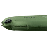 Highlander Self-Inflating Kip Sleeping Mat 50mm in olive green from the side