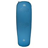 Highlander Kit Self-Inflating Sleeping Bag Mat 75mm in deep blue from above