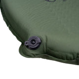 Highlander Kit Compact 30mm Self-Inflating Sleeping Mat in olive green close up of valve