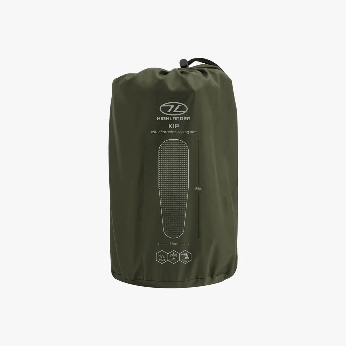 Highlander Self Inflating Kip Mat Olive Green | Task Outdoor