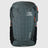 Highlander Kynetik Rucksack 20L in Black - front view with zipped front pocket and orange bungee cords