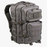 Mil-Tec Large MOLLE Assault Rucksack: 36L Tactical Backpack Grey | Task Outdoor