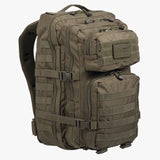 Mil-Tec Large MOLLE Assault Rucksack: 36L Tactical Backpack Olive Green | Task Outdoor