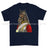 Life Guards Ceremonial Horse Guard Art Printed T-Shirt - Navy Blue
