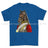 Life Guards Ceremonial Horse Guard Art Printed T-Shirt - Royal Blue